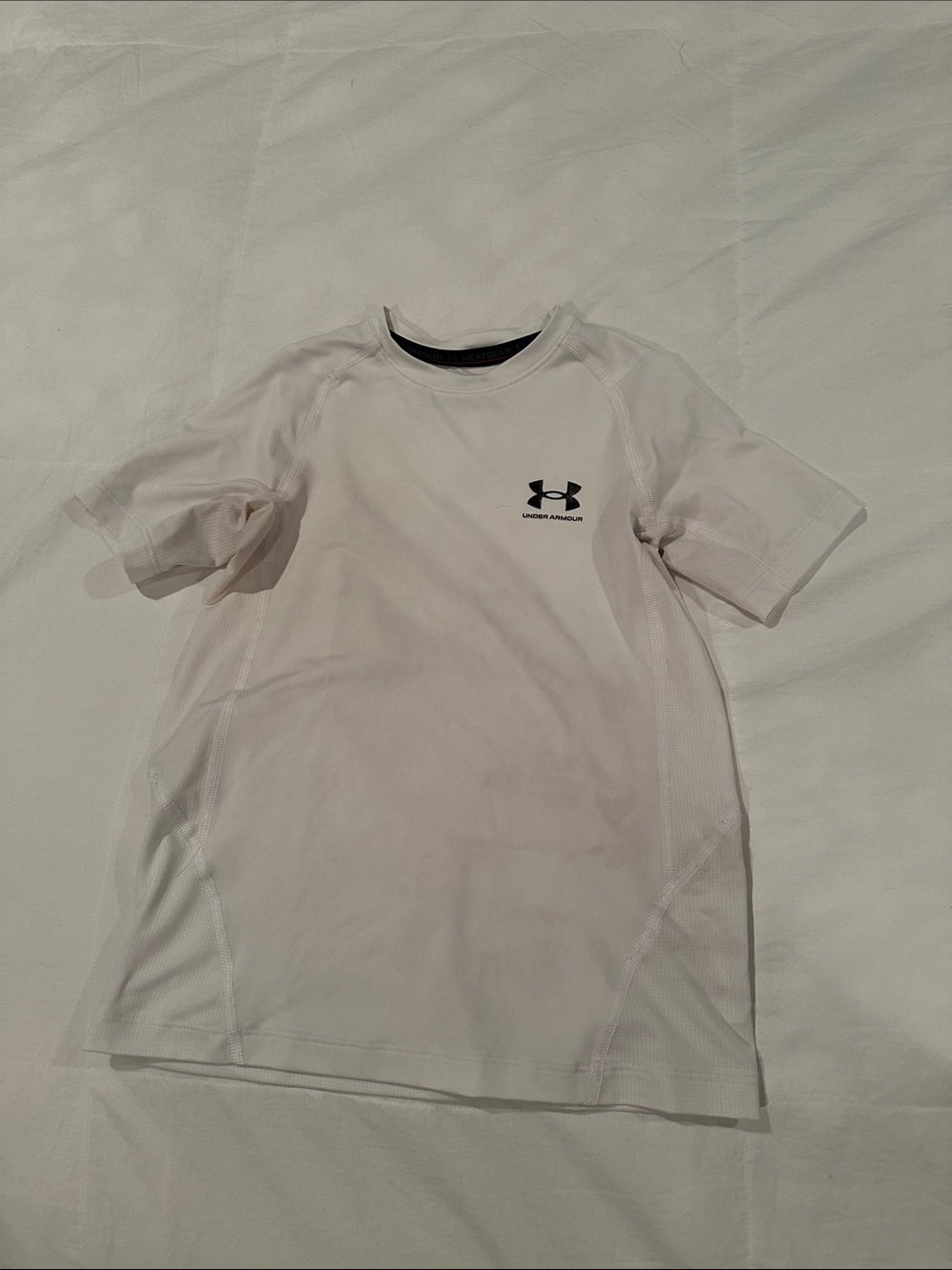 Under Armour White Short Sleeve Compression Shirt